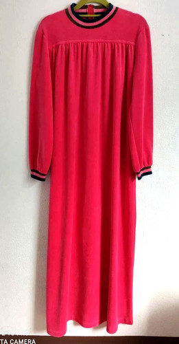 Vintage velours nachthemd pink - vintage,