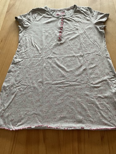 Nachthemd damen kurzarm - damen, grau