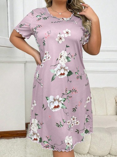 Elegantes plus size nachthemd - size,