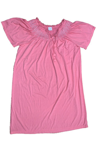 Nachthemd kurzarm pink 40 - gr.,